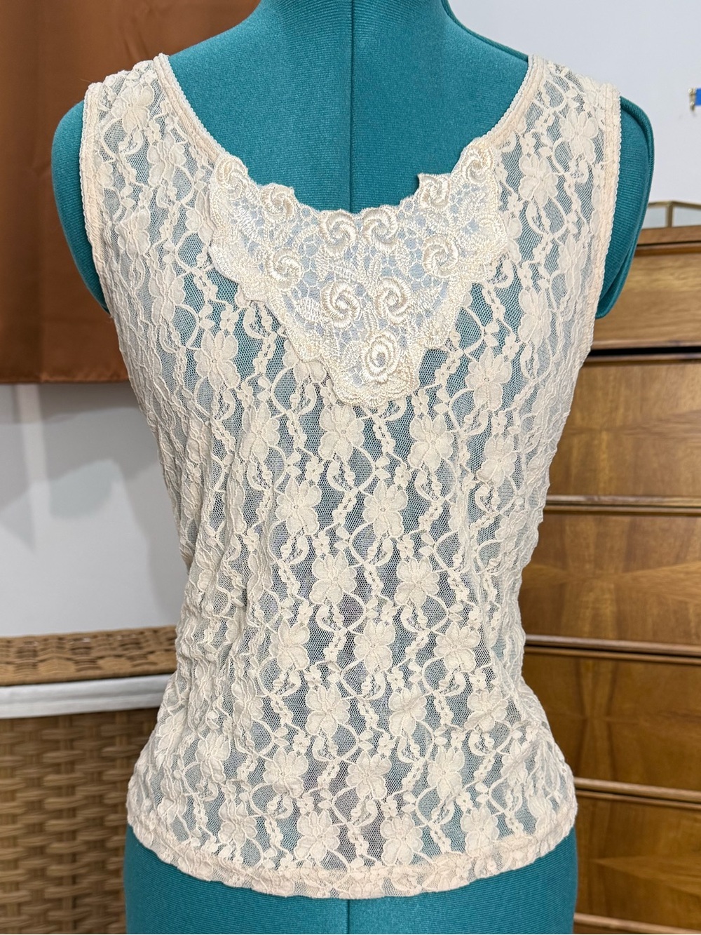 Vintage Lace Tank Top